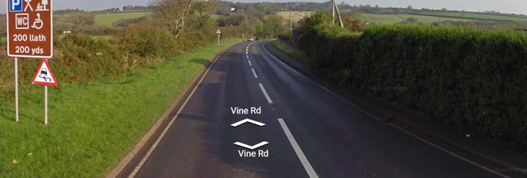 Vine road just outside of Johnston. Have motorists experienced a collision with a paranormal entity?