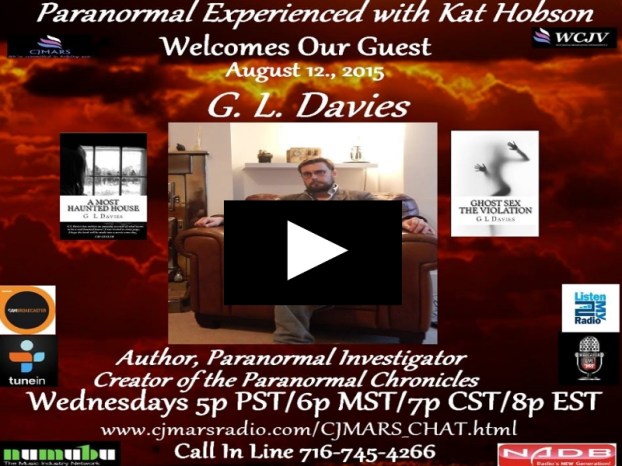 Click now to listen to G L Davies and Keryn Williams on Paranormal experienced with Kat Hobson