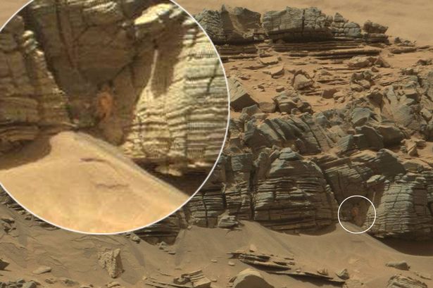 Clues to an ancient civilization? A crab on Mars?