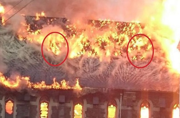 Faces in the flames. Paranormal activity or simple trick of the mind?